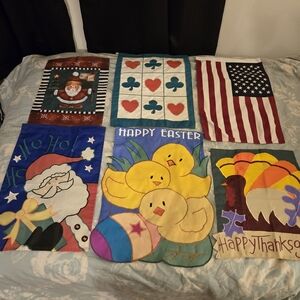 Set of 6 Small Flags